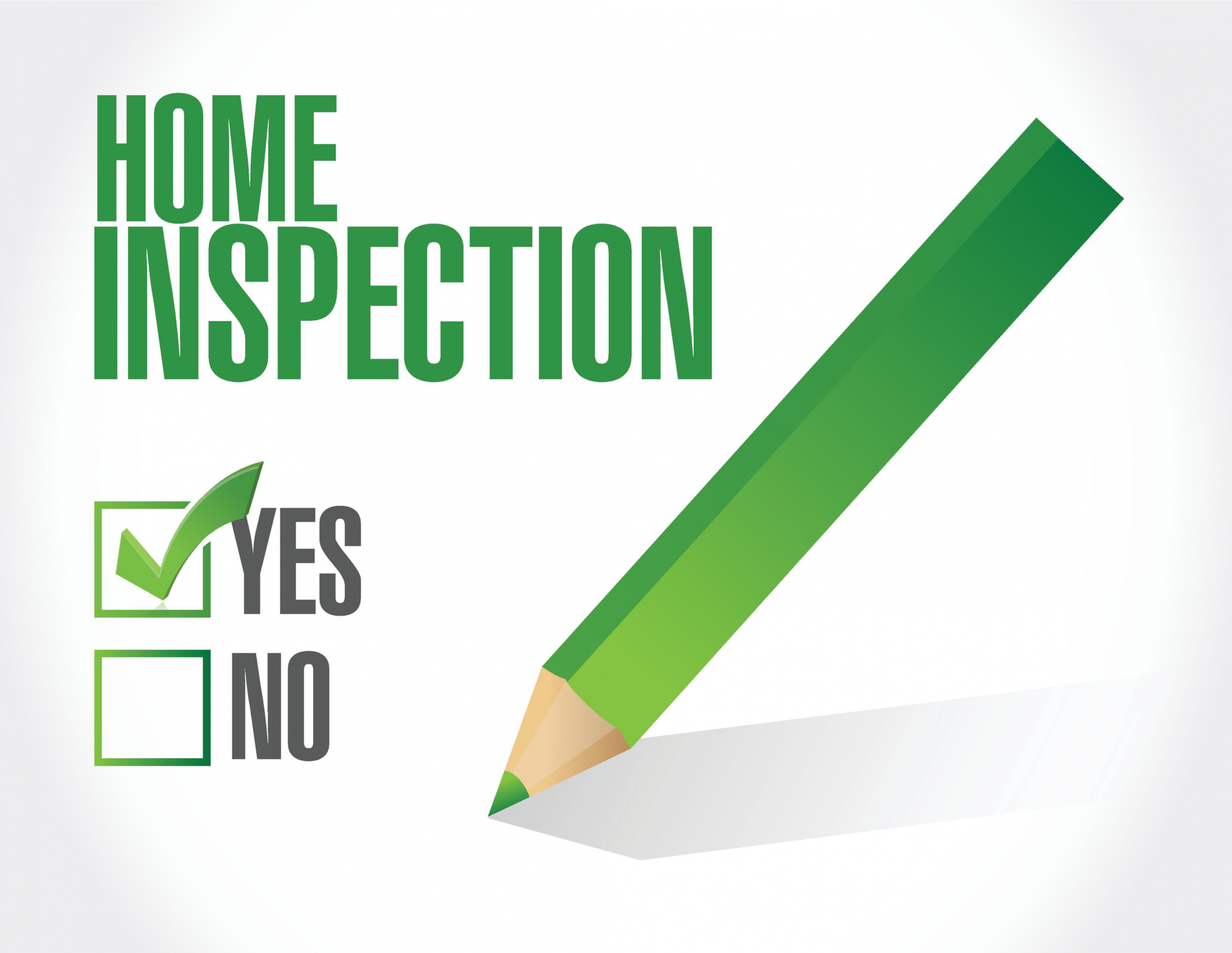 Home inspection with a checkbox for Yes and No